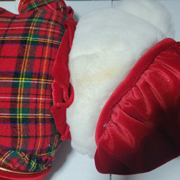 Vintage 90s Dan Dee Christmas Snowflake Teddy 21 in Plush Holiday Stuffed Animal - Picture 9 of 10